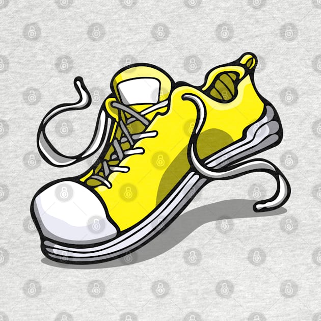 Yellow Shoe *CMY Collection* by deancoledesign